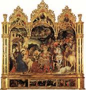 Gentile da Fabriano Adoration of the Magi and Other Scenes